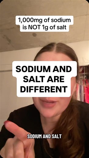 Kaleigh on Instagram: "Doctors very commonly suggest 6-10g of *SALT* per day. Suggested sodium/salt amounts from several different sources: ✨2019 NIH Heart Rhythm Society Expert Consensus Statement on Diagnosis and Treatment of POTS, IST, and VVS suggests 10-12g of salt (or about 4,000mg-4,800mg of sodium). ✨Dysautonomia International & Dr. Blair Grubb 3-5g of salt (or about 1,200-1,950mg of sodium) ✨POTS UK 6-10g of salt (or about 2,400-3,900mg of sodium) ✨The Dysautonomia Project 5-9g of salt 