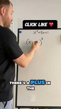 GCSE Maths | Completing the Square #shorts