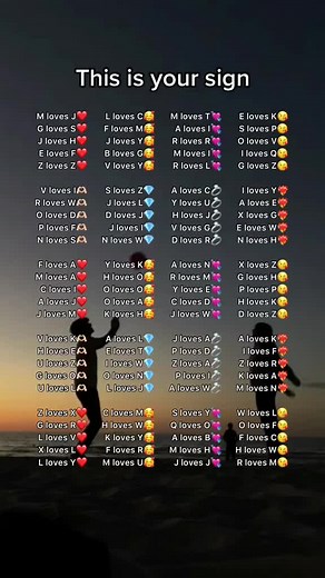 Initials Love Each Other