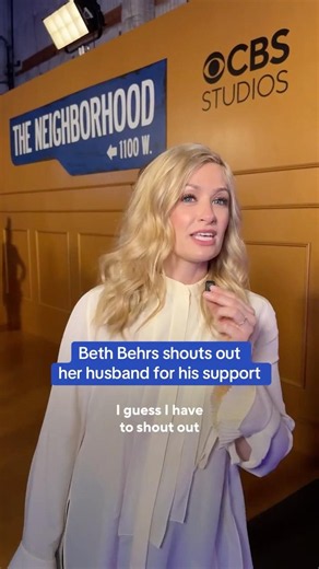 Special shoutout to Beth Behrs’ handsome husband & to our #TheNeighborhood fam 🫶