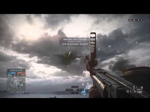 Battlefield 4 - A10 Warthog fly by low pass