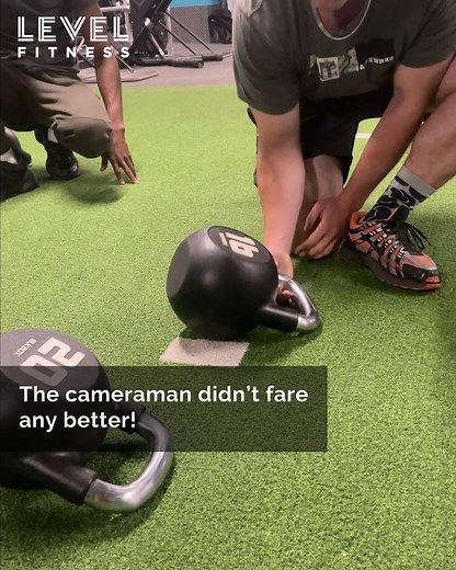 26K views · 153 reactions | This impossible challenge is much harder than it looks #challenge #strength #strengthtraining #weights #gym #kettlebell #competition | Level Fitness | Facebook