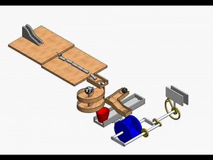 Rube Goldberg Machine designed in SolidWorks - Part 1