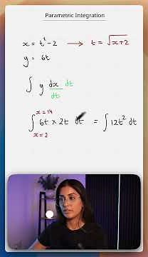Parametric Integration - A-level Maths #alevelmaths #integration #edexcel