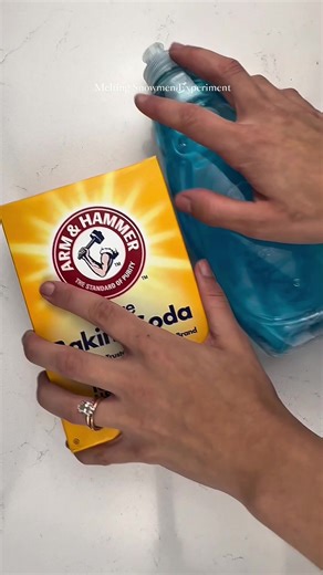 World Snow Day Baking Soda Experiment for Kids