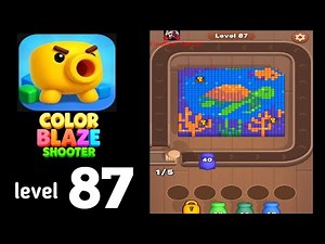 Color Blaze Shooter level 87 Guide Walkthrough Solution