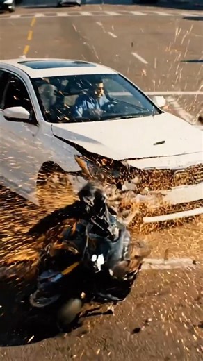 Superbike Hits Car at Full Speed 😨 | Seconds Before Disaster #shorts