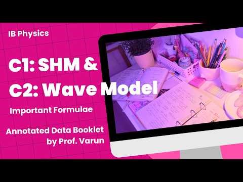 Understanding Simple Harmonic Motion and Wave Models | Annotated Data Booklet | IB Physics