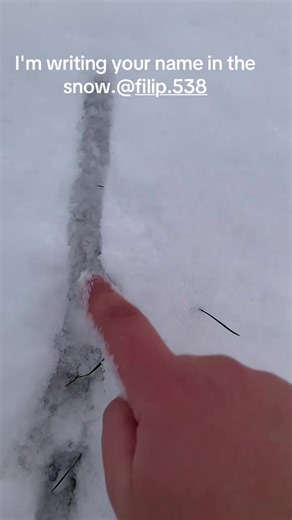Writing Names in the Snow: A Personalized Touch