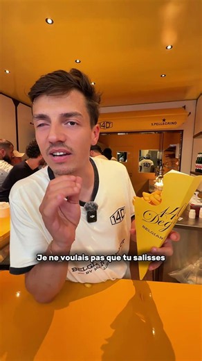 A Belgian fry shop in Paris!?!