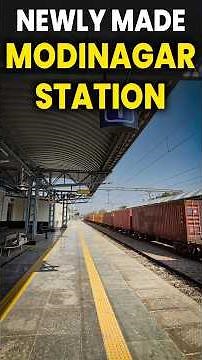 From OLD ➡️ GOLD ✨modinagar Railway Station just got a major upgrade! 🚉🔥