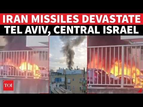 'Iron Dome, Anyone?': Iran Unleashes Missile Storm On Tel Aviv; 15 Sites Bombed In Just 1 Barrage