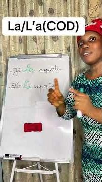 Comment utiliser l’a et la? #apprends #enseignante