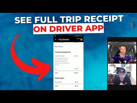 How To Check The Passenger Receipt Right After Trip Ends On Uber Driver App