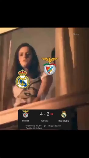 Big Bang Barça on Instagram: "Benfica had a sensational comeback in their latest Champions League match, defeating Real Madrid 4-2 on January 28, 2026, with their goalkeeper Anatoliy Trubin scoring a dramatic 98th-minute header to secure their place in the knockout phase play-offs. Benfica was facing elimination despite leading 3-2 in the final seconds of stoppage time when Trubin's goal ensured they advanced on goal difference over Marseille. #football #albacete #madrid #benfica #ucl"