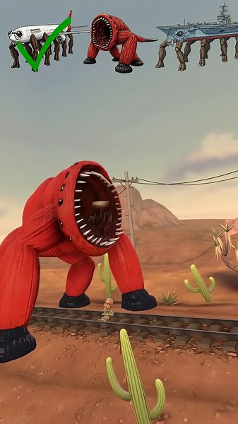 ‏Crabtanic vs Train Challenge #animation #cartoon #fyp #viral #foryou | Cartoon