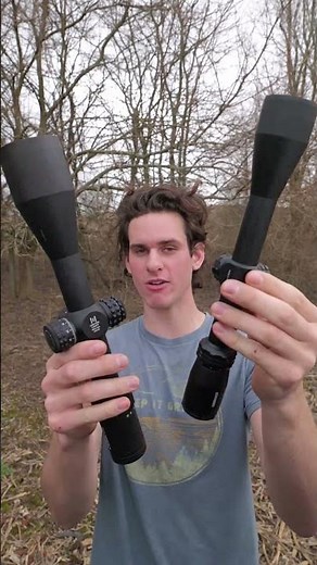 $50 vs $1,200 Scope! #longrangehunting #hunting #sniper #shorts