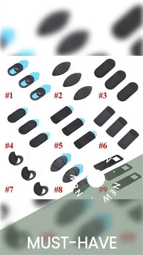 Slider Plastic Camera Cover Camera Sticker Privacy Security Webcam Cover For Laptop for Phone Tab...