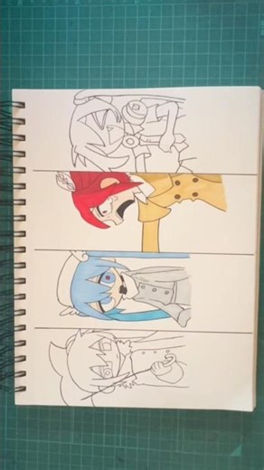 バゥムクゥヘン・エンドロゥル (Baumkuchen End Credits ) 亞北ネル3描いてみた✒️ #drawing #vocaloid #アナログイラスト #模写 #neru