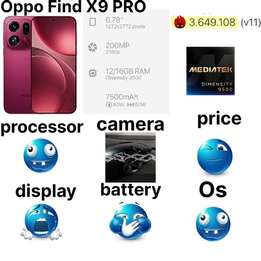 Oppo Find X9 PRO 10/10