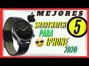 ⌚🍎Los 5 MEJORES SMARTWATCH compatibles con IPHONE BARATOS 2021// Mejores RELOJES INTELIGENTES 2021😱