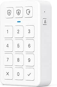 X-Sense Smart Security Keypad, Security Kit AS05/AS08 Accessory, Easy Mode Switching with Panic Button, Includes Batteries and Compatible with Alexa, Requires SBS50 Base Station, SKP0A