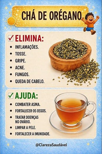🌿 Chá de orégano: benefícios que quase ninguém conhece!