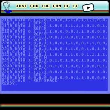 Commodore 64 BASIC Ticker Tape Text Scroller