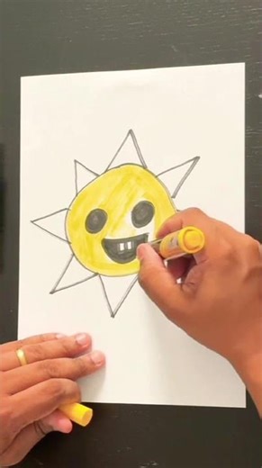 #drawings How to draw a sun fun easy to do