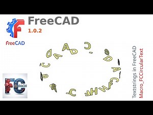 FreeCAD 1.0.2 - Macro_FCCircularText