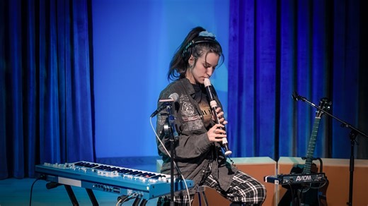 KCRW Music on Instagram: "oklou: KCRW Live from HQ ∞ French singer and producer Marylou Mayniel, better known by her stage name Oklou (pronounced ‘okay-lou’), feels less like an artist you “listen to” and more like a spirit guide you travel with. Oklou turns the listener into a satellite for a bit. Circling, observing, recalibrating. In her orbit you’re far, far away from the grind, the doomscroll, the daily clench, but not so far that you drift into nothingness. On her excellent debut album, ch