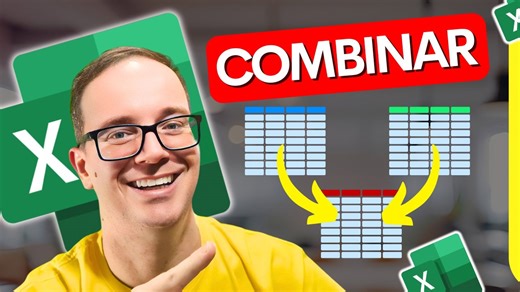 Combinar Tabelas no Excel de Forma FÁCIL com Novas Fórmulas