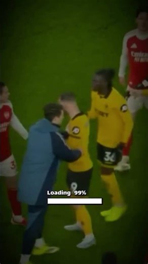 PATIENCE LOADING.FAILED! ❌💀 Arsenal vs Wolves Wait for the system crash!💥 #arsenalfansRed Card? 🟥