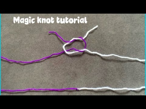 How to Make a Magic Knot for Crochet | Easy Beginner Tutorial