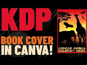 How To Create A Simple Coloring Book Cover With Canva - Increase KDP Sales With Coloring Books