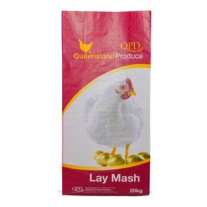 [Hot Item] 20kg 25kg Chicken Feed PP Woven Bag Cattle Packaging Woven Sacks