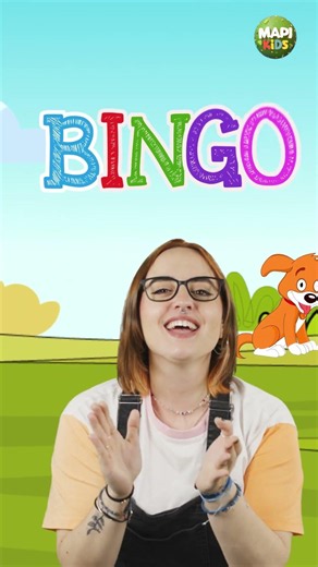 La Canción de Bingo 🐶 Canciones de Animales Mapi Kids #Shorts