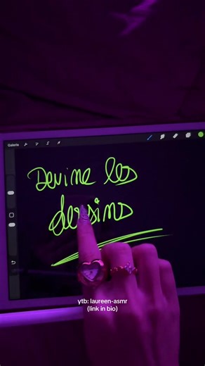 Guess My Drawings ASMR on iPad ✨