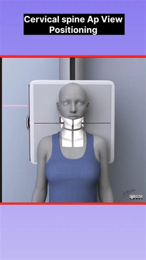 Cervical spine X-ray Positioning #xray #radiographerusn #radiology