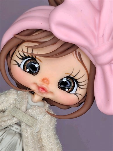 Passo a Passo de Cabelinhos e Laço Turbante em Biscuit