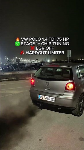 VW Polo 1.4 TDI 75 HP Stage 1+ Chip Tuning Hardcut Limiter 🔥