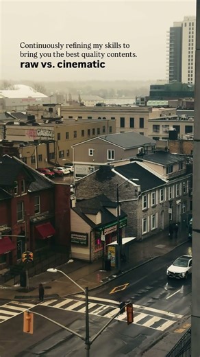 Raw vs. Cinematic footage