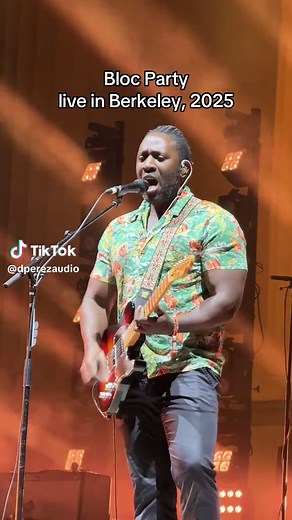 Bloc Party Live in Berkeley 2025 - Energetic Performance