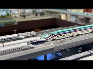 【Nゲージ】東北新幹線レンタルレイアウト走行動画 KATO E4系MAX E3系こまち TOMIX E5系はやぶさ H5系はやぶさ等【鉄道模型】#nゲージ #新幹線 #鉄道模型