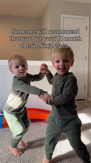 Noah Weeks on Instagram: "I highly recommend you put your toddler in some form of gymnastics classes. In the short amount of time that they’ve been in Ninja, their confidence, body awareness, and listening skills have improved greatly. It’s also a life saver during the winter months and it’s too cold to be outside for very long. These boys have endless energy and these classes truly wear them out. The only downside is we now have a couple of spider monkeys climbing onto every surface of our hous
