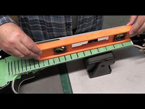 Part 4 Chibson Les Paul Modifications & Upgrades - Leveling & Crowning the Frets with a Light Polish