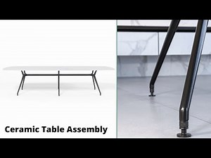Four tips for installing ceramic tables丨How to assemble the Manta Marble Dining Table