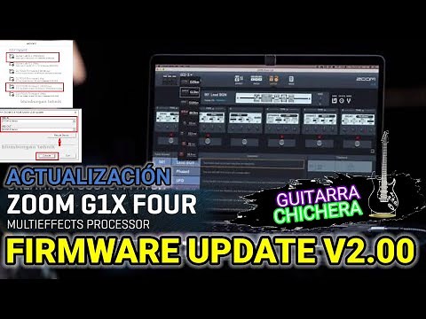 ZOOM G1X FOUR ACTUALIZACIÓN 2022 + GUITARLAB TUTORIAL COMPLETO