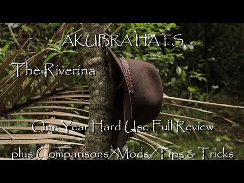 AKUBRA HAT.ONE YEAR FULL REVIEW.CUSTOMISING.COMPARISONS.TIPS & TRICKS