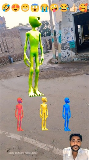 Dame Tu Cosita 👽😂 Crazy Alien Dance | Funny Dance #Shorts Day 29
